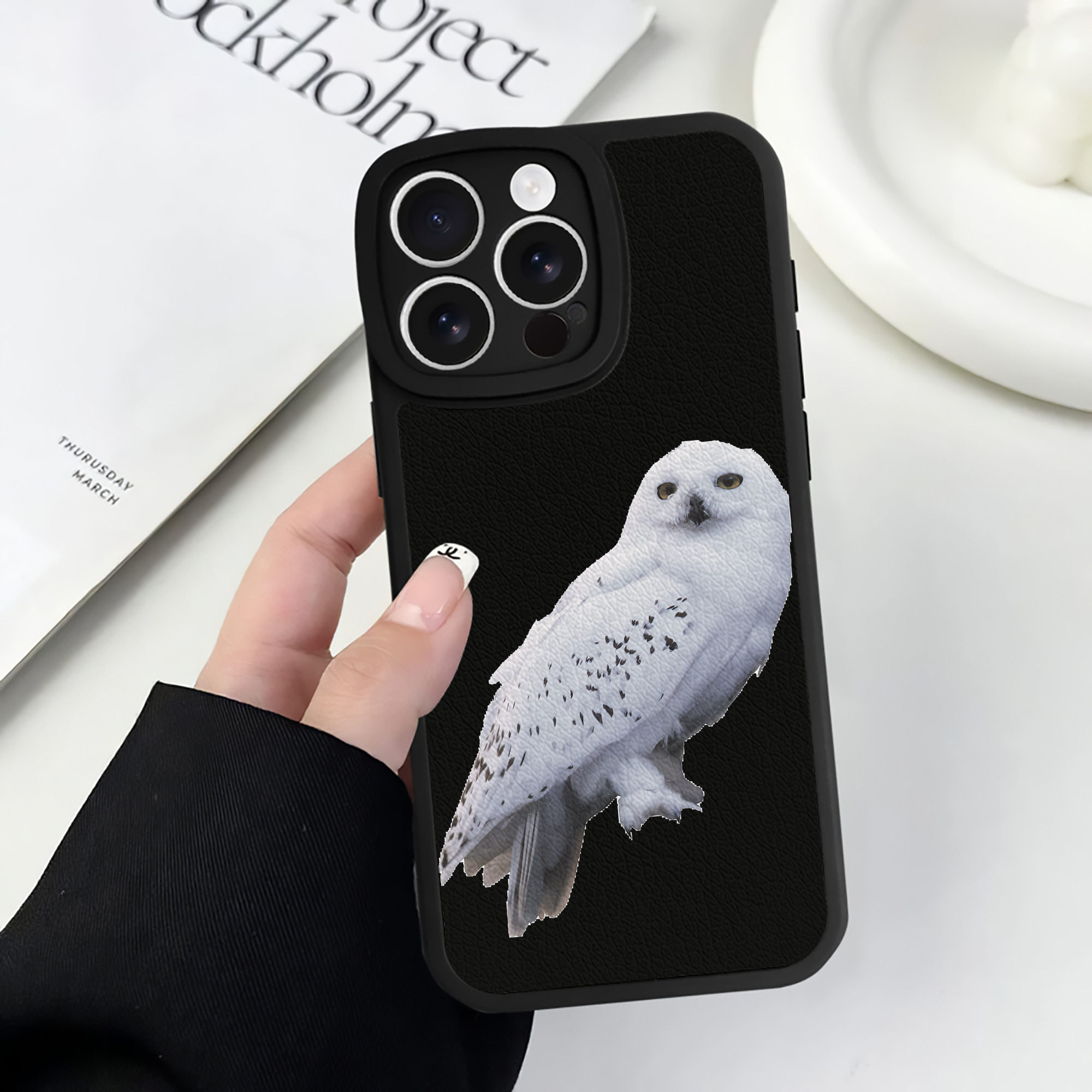 （画像用） Harry Potter ハリー・ポッターシリーズ 【iPhone 16シリーズ対応】シリコンスマホケース（レザー調） 材質：シリコン
